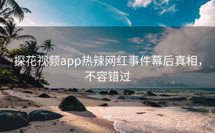 探花视频app热辣网红事件幕后真相，不容错过