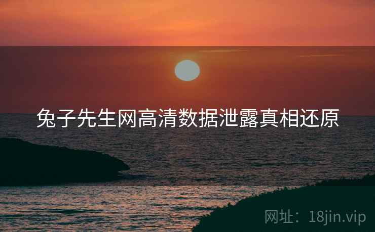 兔子先生网高清数据泄露真相还原